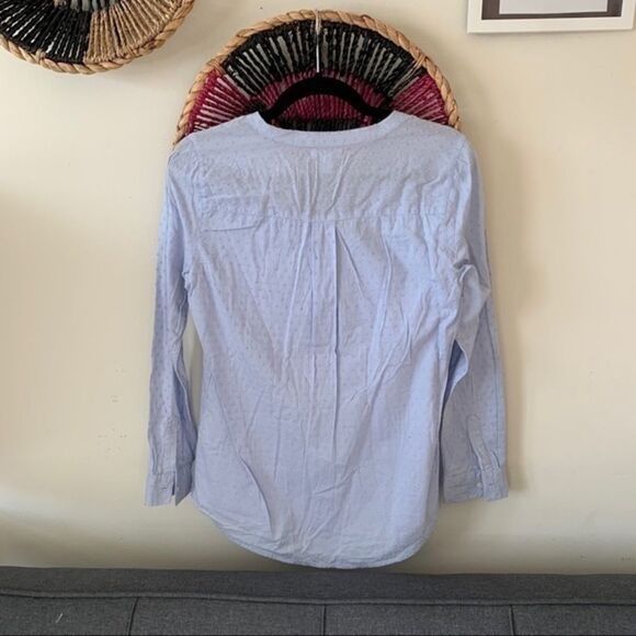 Old Navy Confetti Speckled Button Up Blouse - Picture 7 of 8